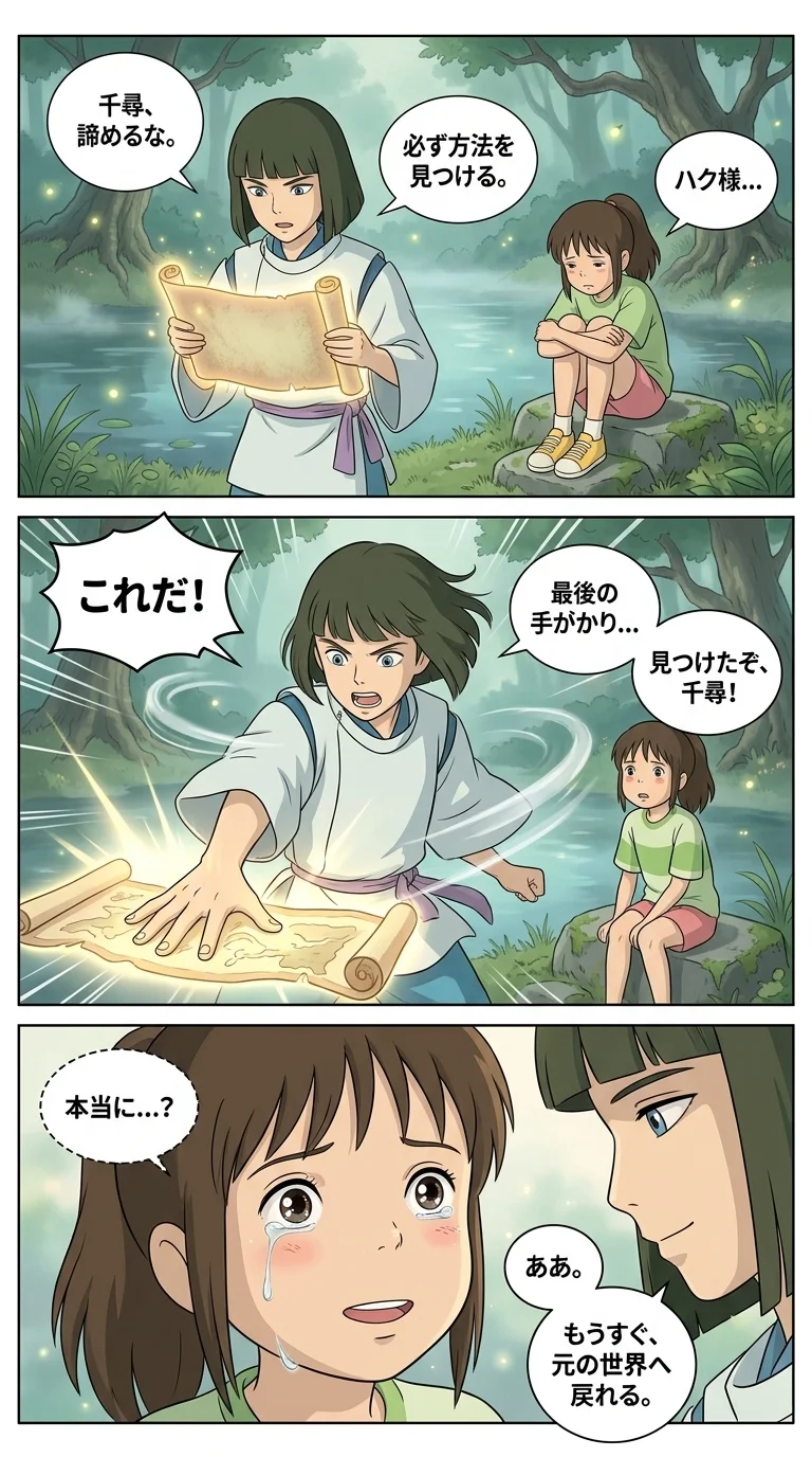 Chihiro Ogino teaches Yubaba a lesson.