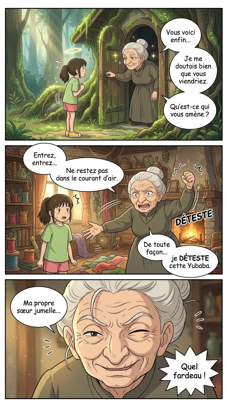 Chihiro Ogino teaches Yubaba a lesson. — Page 3